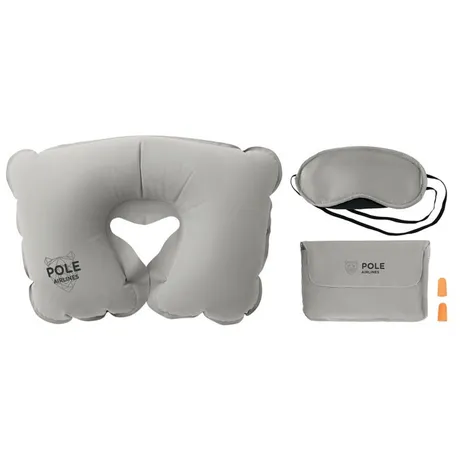 Reisset met kussen en masker