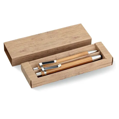 Bamboe pen en potloodset BAMBOOSET