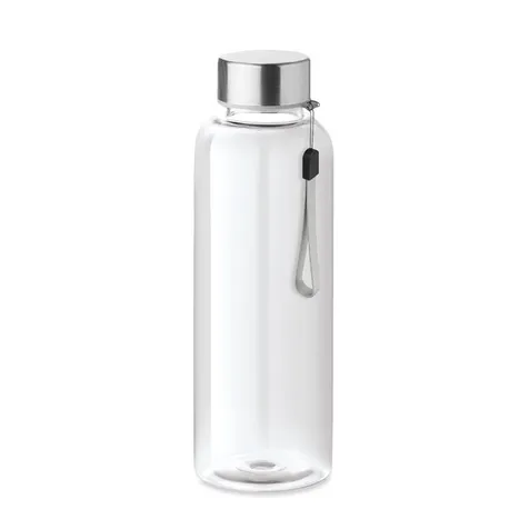 Lekvrije drinkfles van tritan : 500 ml. Met dop van roestvrijstaal. Niet geschikt voor koolzuurhoudende dranken. Lekvrij.