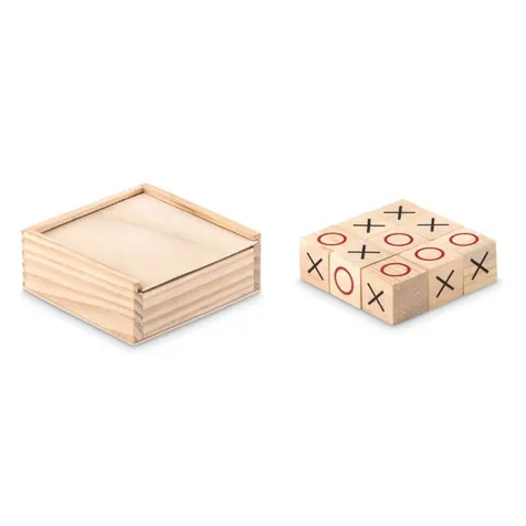 Houten boter-kaas-eieren TIC TAC TOE