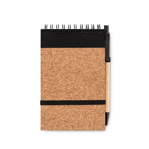A6 kurk notitieboek met pen SONORACORK