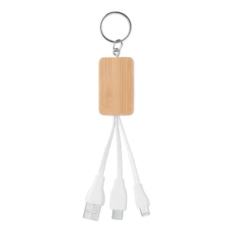 3-in-1 bamboe oplaadkabels CLAUER
