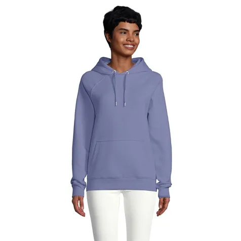 Unisex hooded sweatshirt van 80% biologisch katoen / 20% gerecycled polyester 280 gram