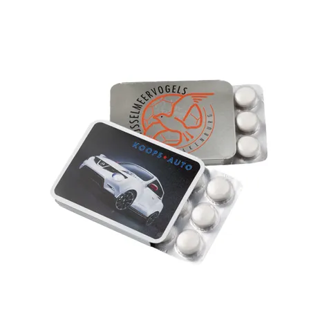 Mentos Chewing Gum in metalen bewaarhuls