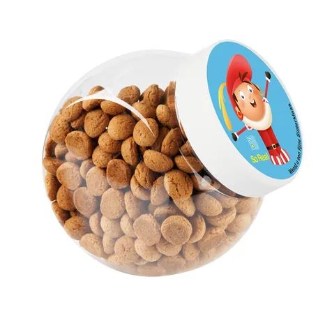 Plastic pot 1 liter, gevuld met snoep