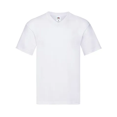 Wit T-Shirt Volwassene Iconic V-Neck