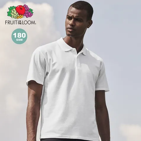 Volwassene Wit Polo Shirt Original