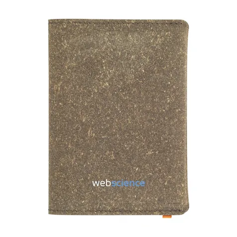 Recycled Leather Passport Holder paspoorthoesje
