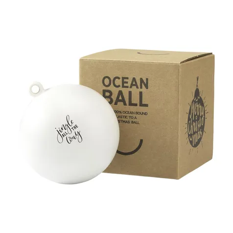 Christmas Ball kerstbal oceanbound plastic van Plastic Bank