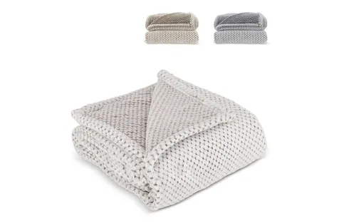 Sagaform Anni R-PET fleece deken