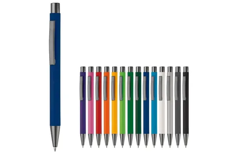Balpen metaal New York rubberised