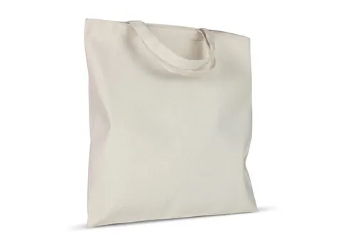 Schoudertas katoen ecru OEKO-TEX® kort 220g/m² 38x42 cm