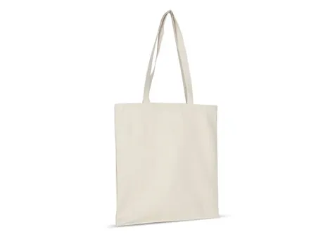 Schoudertas katoen ecru OEKO-TEX® lang 220g/m² 38x42 cm