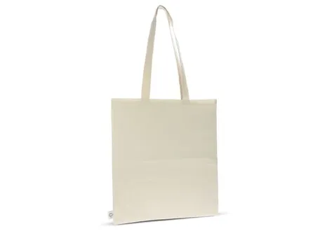 Schoudertas katoen GOTS ecru lang 140g/m² 38x42 cm