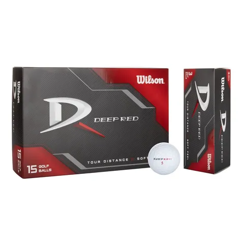Golfballen Wilson Deep Red