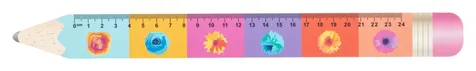 Sharpy 24 - liniaal van 24 cm, potlood