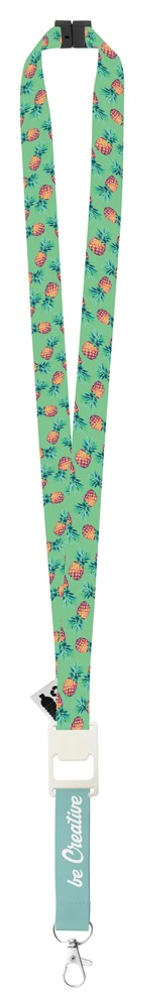 Subyard Drink Safe RPET - custom made sublimatie lanyard