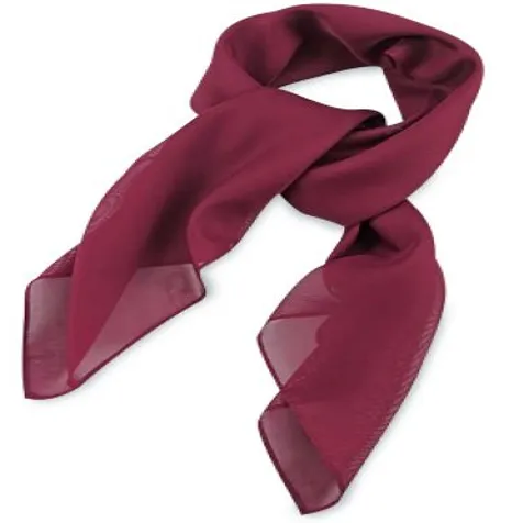 Polyester sjaal: bordeaux rood