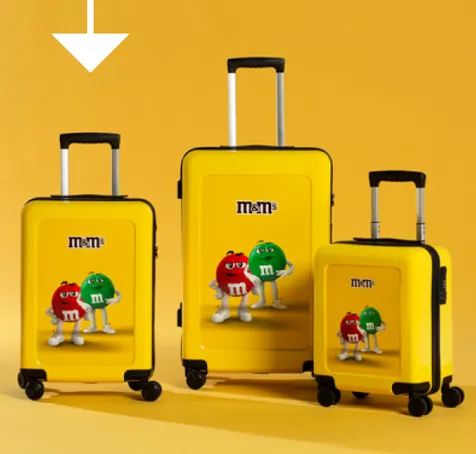 Handbagage (54 cm) - met gepersonaliseerde sticker
