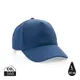 Impact 5 panel 280gr recycled katoenen cap met AWARE™ tracer