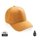 Impact 5 panel 280gr recycled katoenen cap met AWARE™ tracer