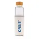 Borosilicaatglas fles met PU sleeve