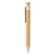Bamboe pen met tarwestro clip