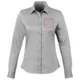 Vaillant oxford dames blouse met lange mouwen