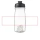 H2O Active® Pulse 600 ml sportfles met shaker bal