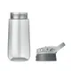 Tritan™ BPA-vrije drinkfles met siliconendrinktuit op de dop.  450 ml. Niet geschikt voor koolzuurhoudende dranken. Lekvrij.