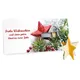 Kerstkaart steekfiguren vilt-houten