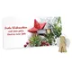 Kerstkaart steekfiguren vilt-houten