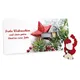 Kerstkaart steekfiguren vilt-houten