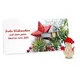 Kerstkaart steekfiguren vilt-houten