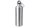 Waterfles aluminium met karabijnhaak 750ml