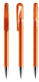 Prodir DS1TTC Transparent with Chrome Metal Nose-Cone