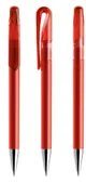 Prodir DS1TTC Transparent with Chrome Metal Nose-Cone