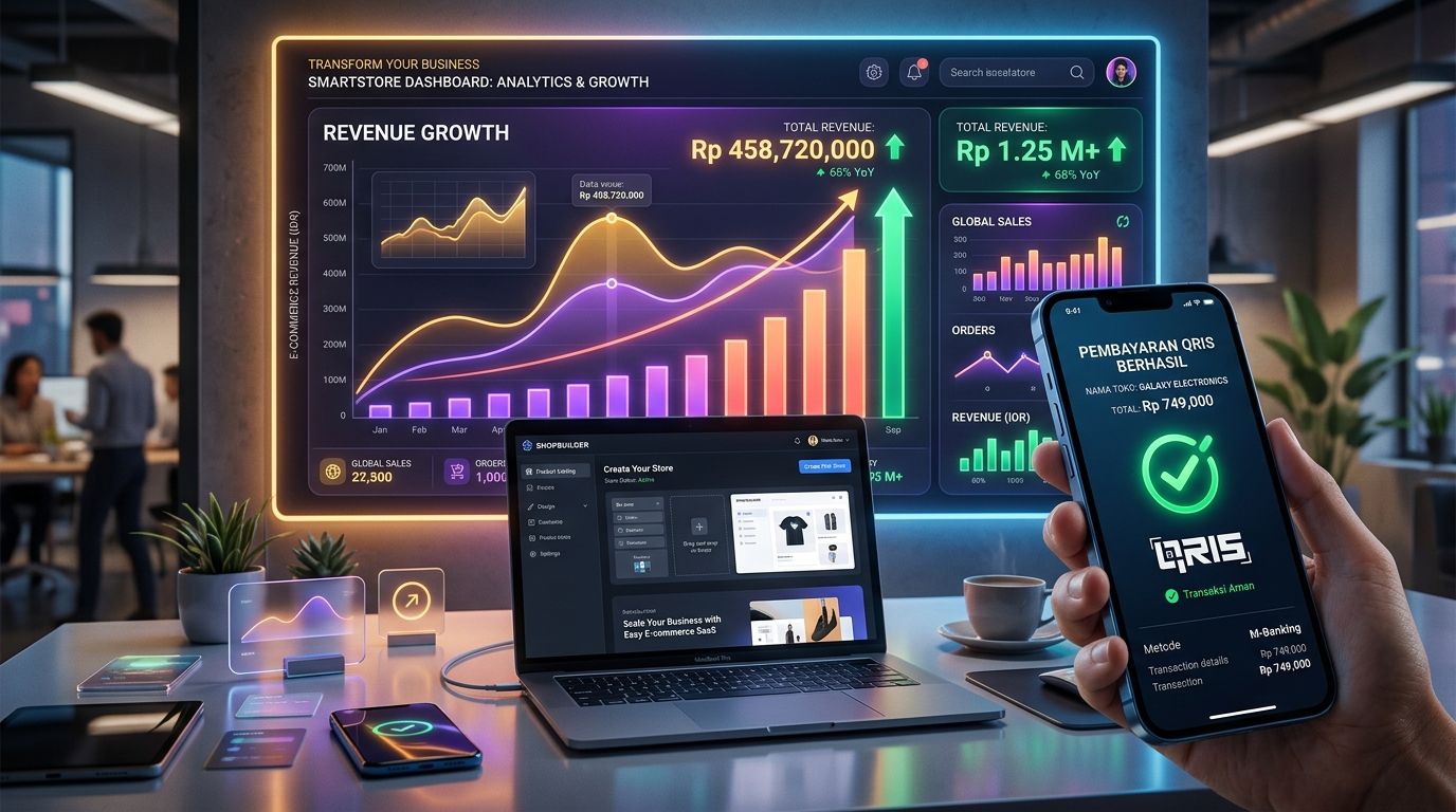 Rahasia Membangun Toko Online & SaaS Beromzet Ratusan Juta Tanpa Pusing Koding dan Biaya Server Mahal!