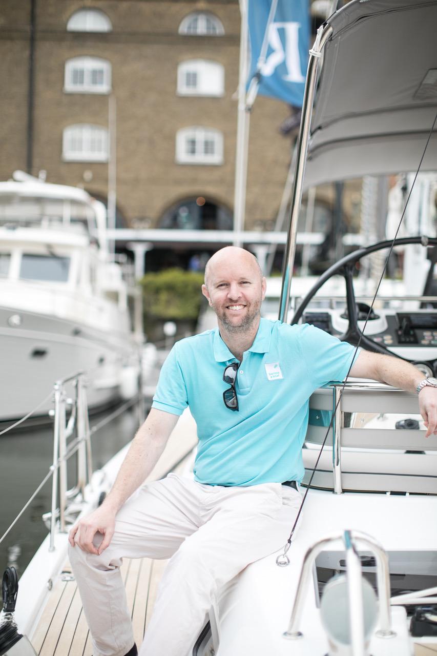 Matt Ovenden on sailboat