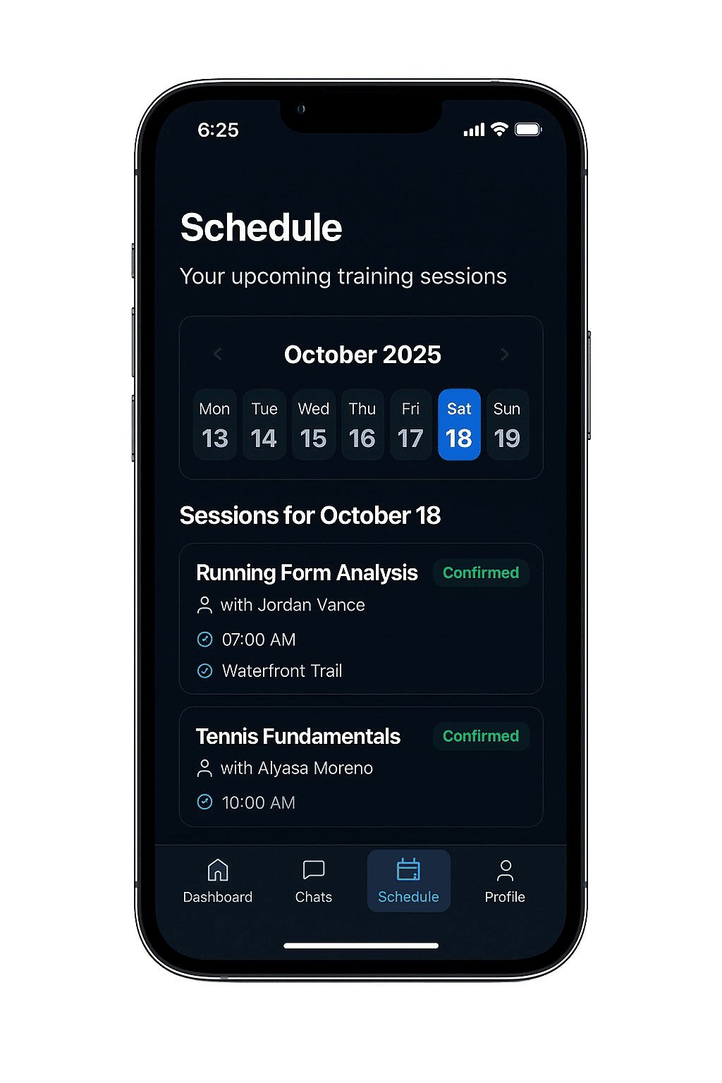 Schedule Mockup