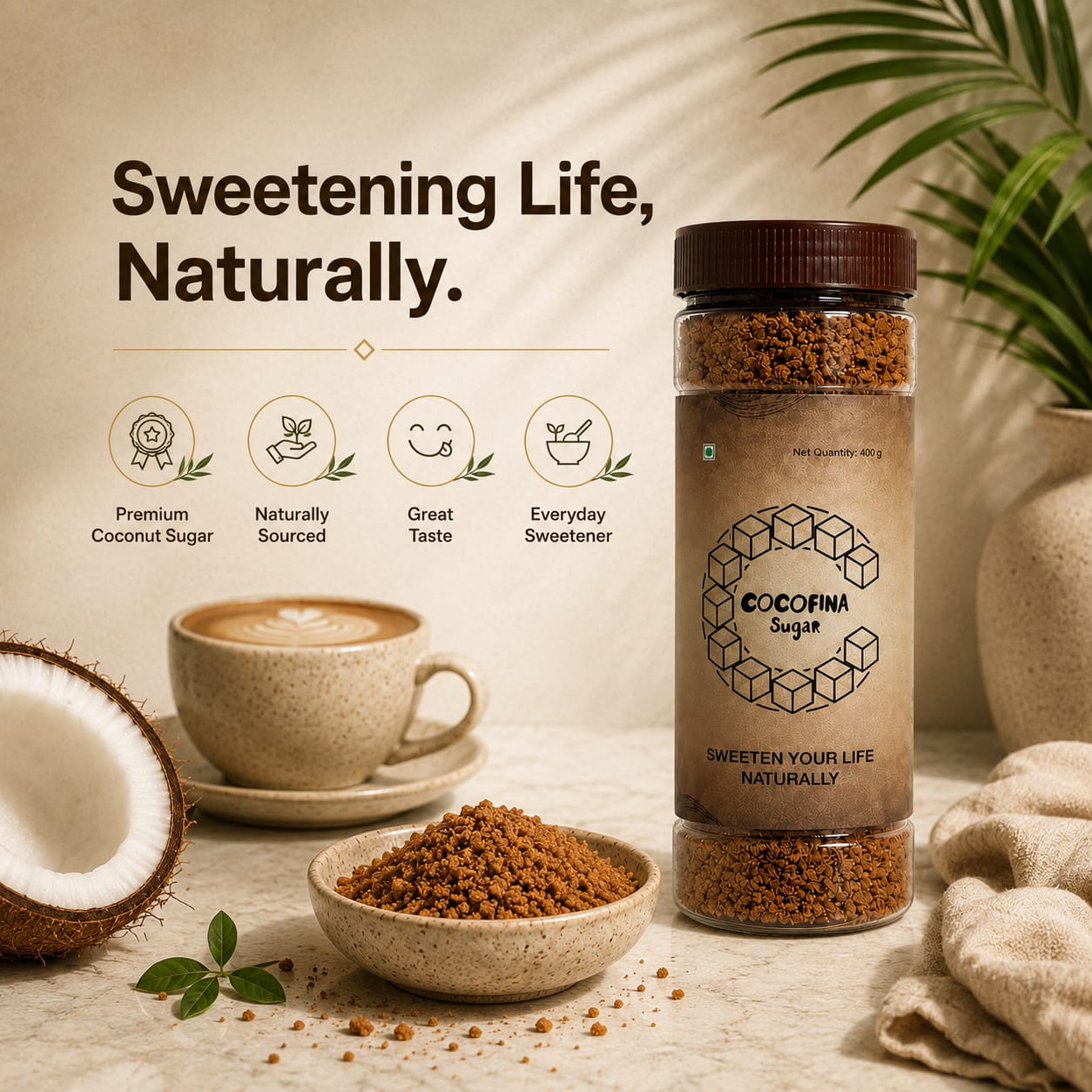 Cocofina Coconut Sugar (250g) 4
