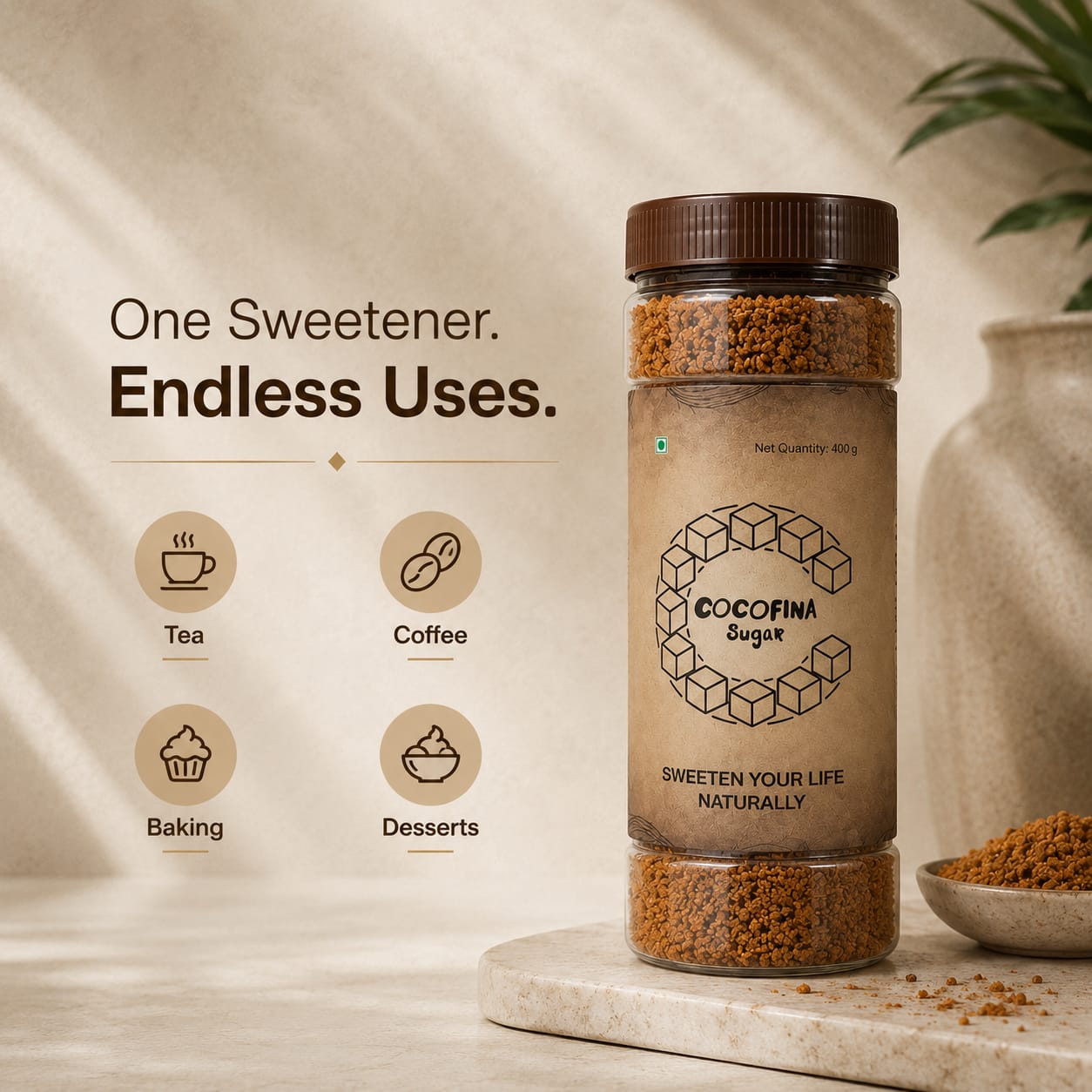 Cocofina Coconut Sugar (250g) 3