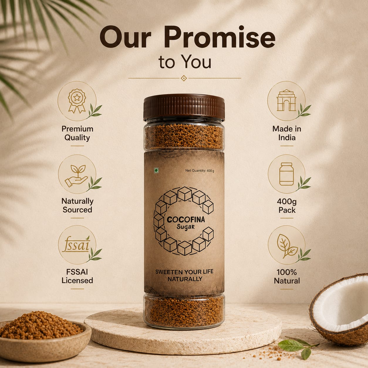 Cocofina Coconut Sugar (700g) 6