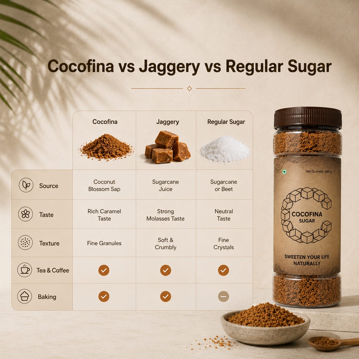 Cocofina Coconut Sugar (700g) 7