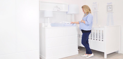 Dresser and changing table Au Berceau d'or