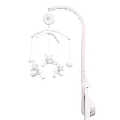 Pink mobile for cradle or bed