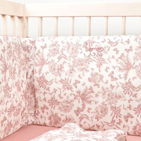 tour-de-lit-toile-de-jouy-rose Tour de lit Toile de Jouy