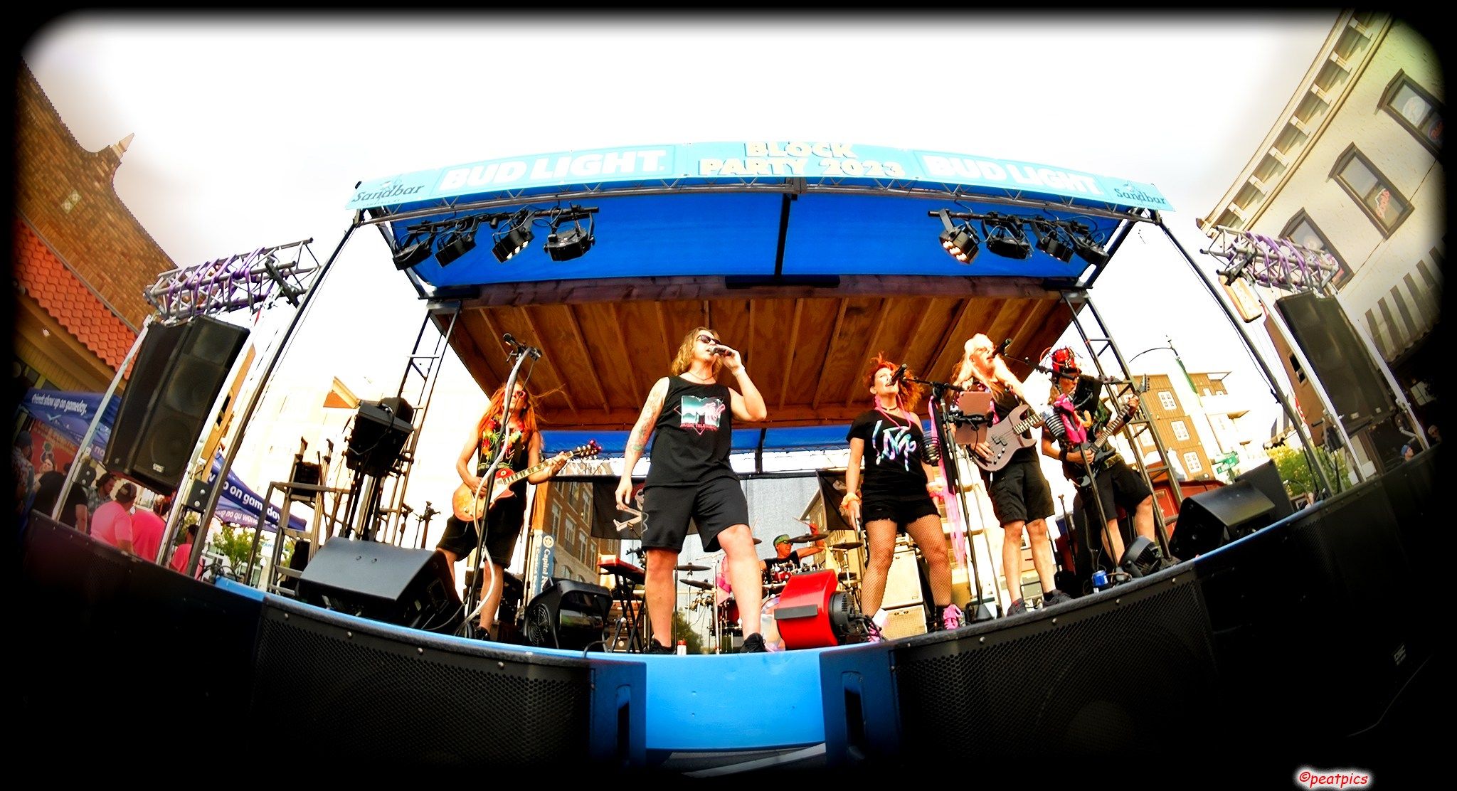 ThunderKat on stage at The Sandbar Block Party