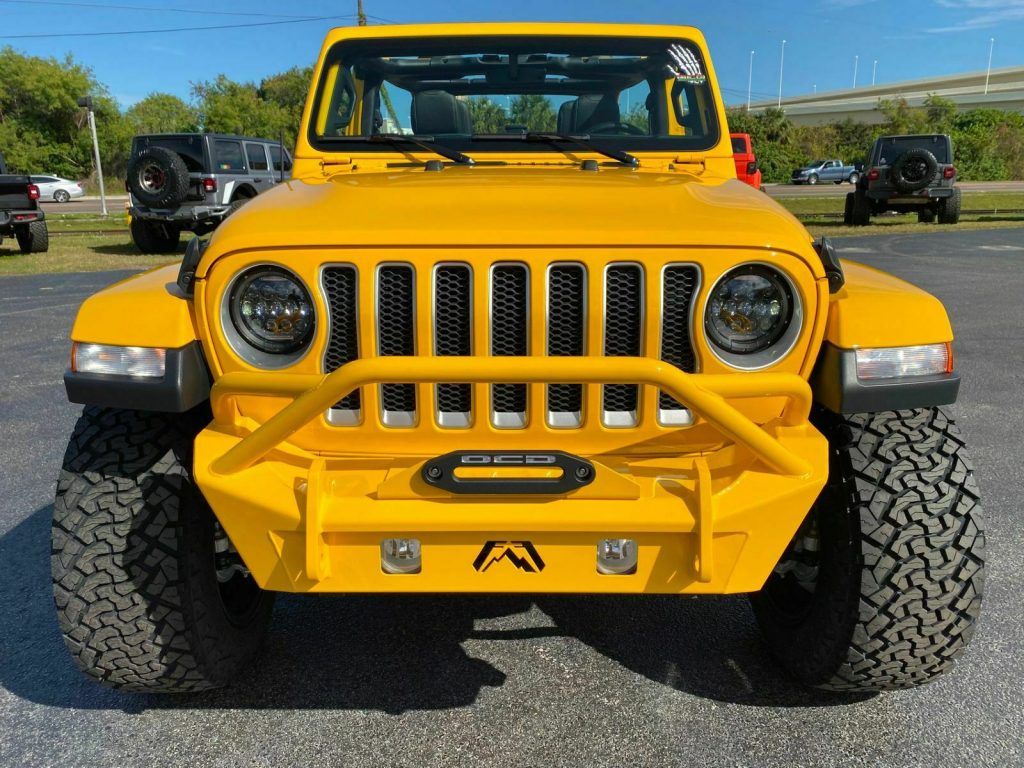 2019 Jeep Wrangler SAHARA Hella Yella Custom Lifted Leather