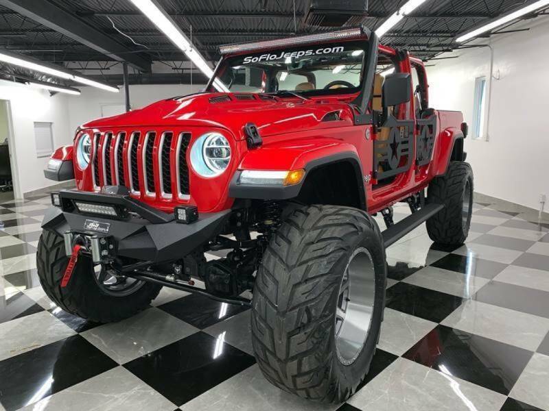 2020 Jeep Gladiator Custom Lifted Gladiator Ferrari Edition